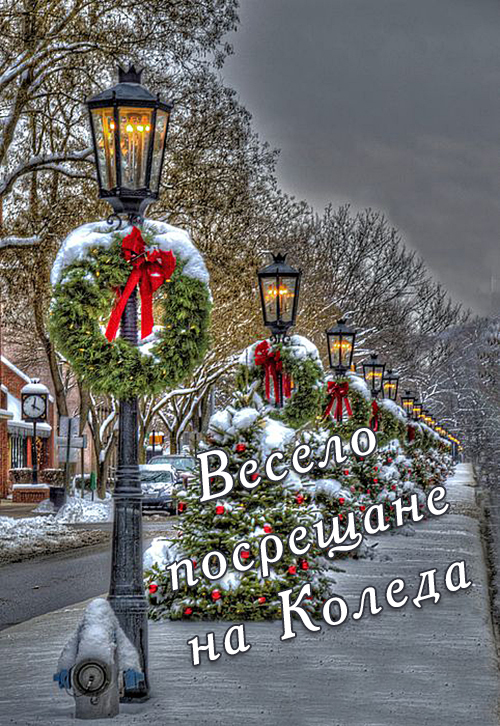 Весело посрещане на Коледа