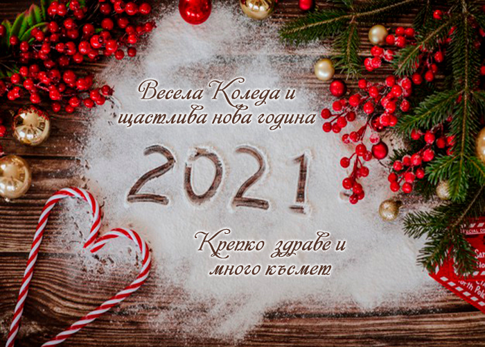 Весела Коледа и щастлива нова година 2021